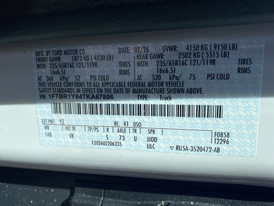 2026 Ford Transit-250 Base