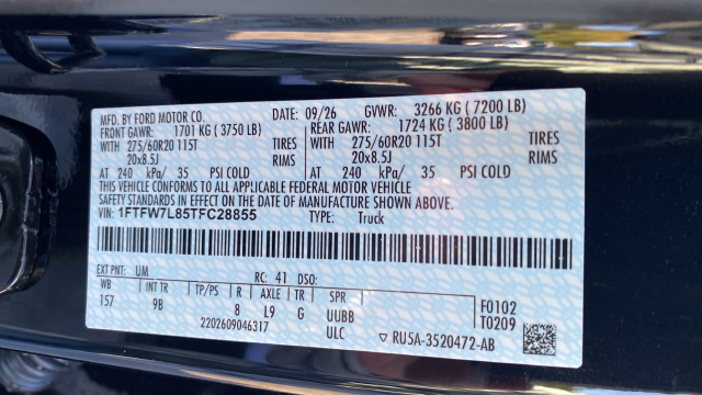 2026 Ford F-150 Platinum