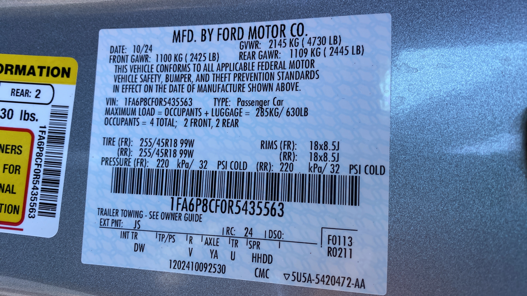 2024 Ford Mustang GT