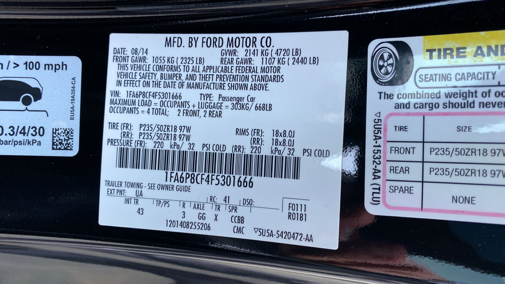 2015 Ford Mustang GT Premium