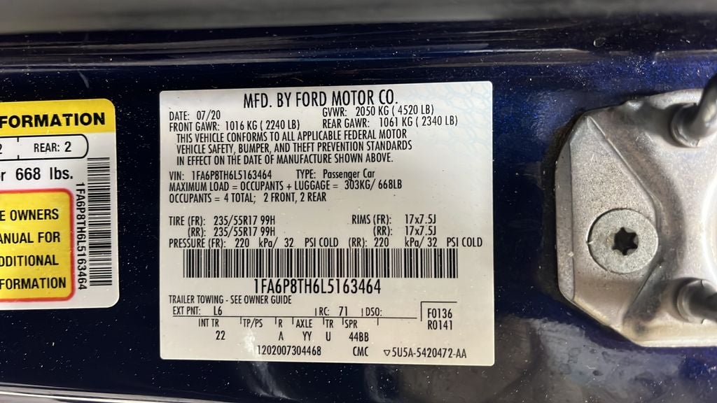2020 Ford Mustang EcoBoost