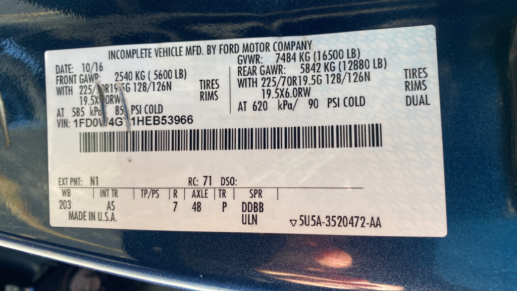 2017 Ford F-450SD XL DRW