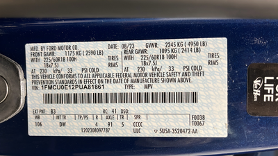 2023 Ford Escape Plug-In Hybrid Base
