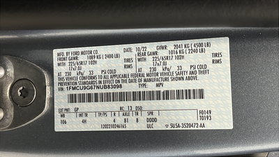 2022 Ford Escape SE