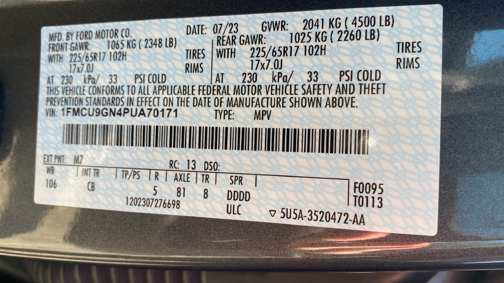 2023 Ford Escape Active