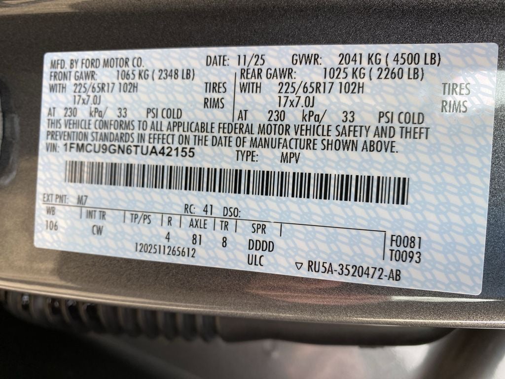 2026 Ford Escape Active