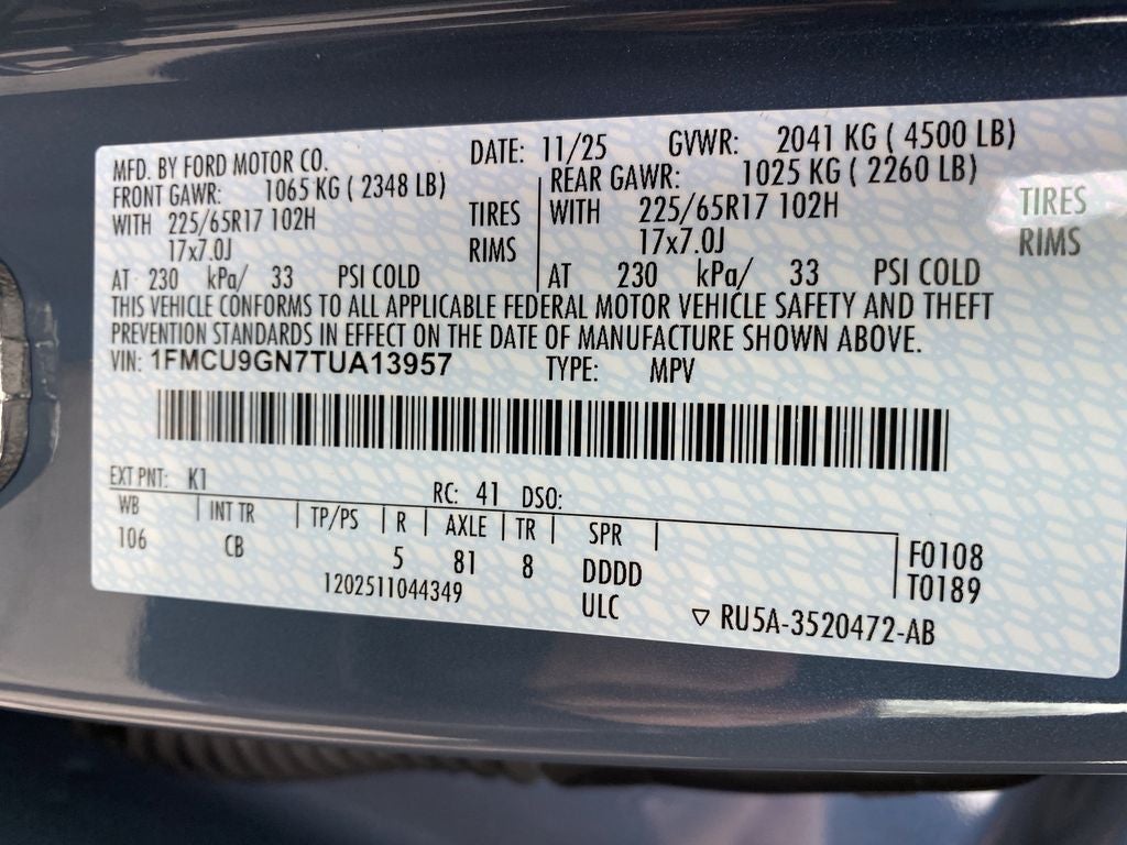 2026 Ford Escape Active