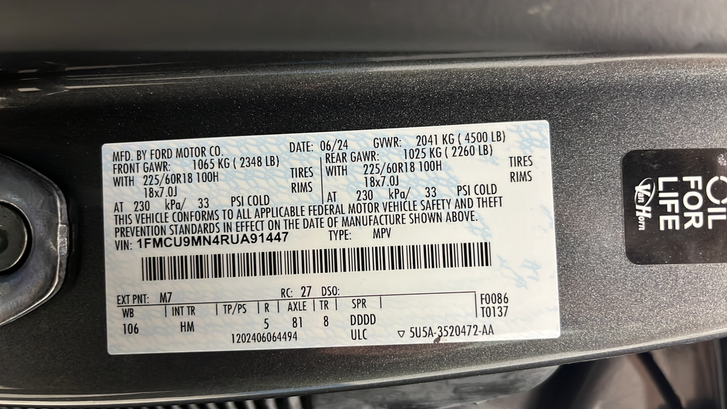 2024 Ford Escape ST-Line