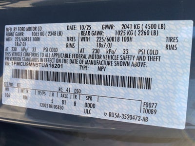 2026 Ford Escape ST-Line