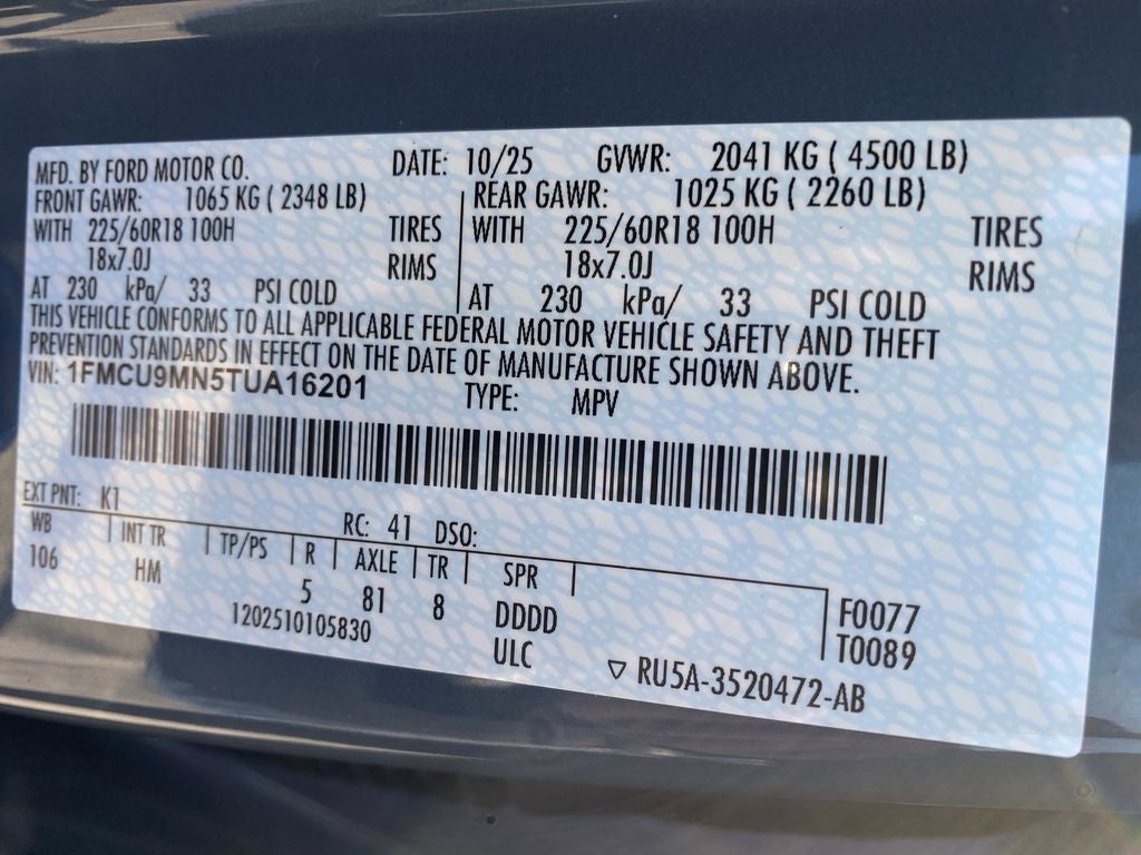 2026 Ford Escape ST-Line
