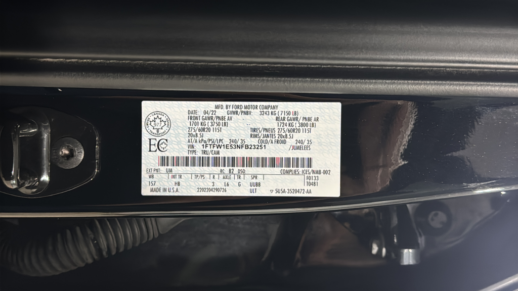 2022 Ford F-150 Lariat