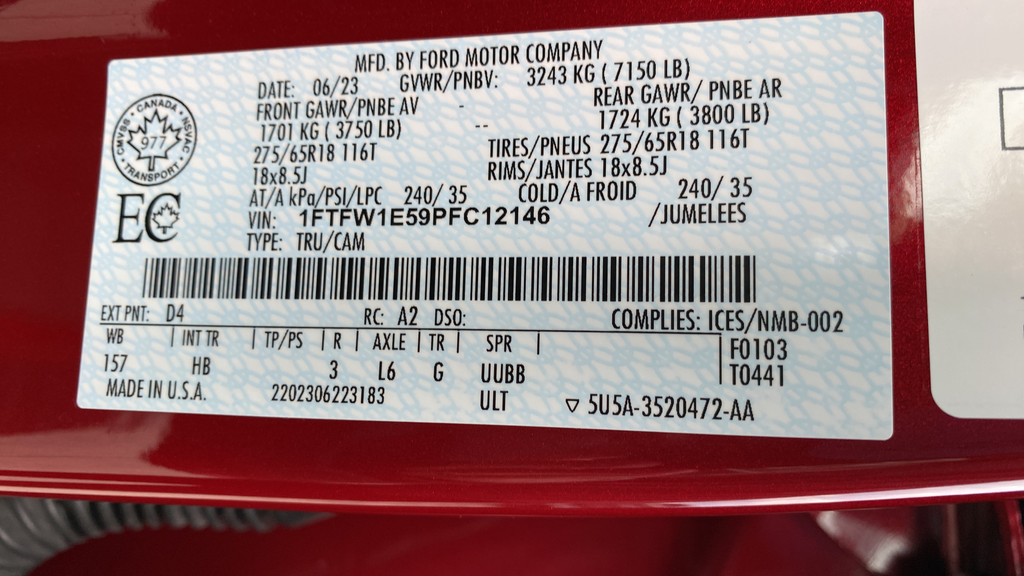 2023 Ford F-150 Lariat
