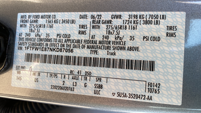 2022 Ford F-150 XLT
