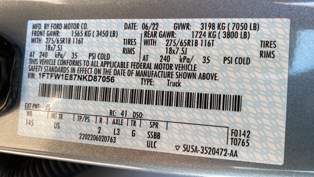 2022 Ford F-150 XLT