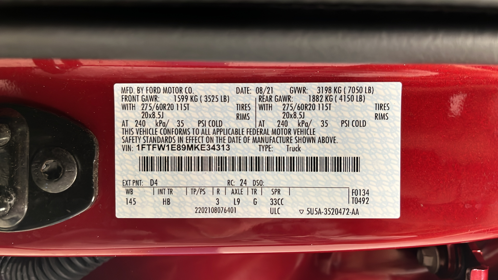 2021 Ford F-150 Lariat