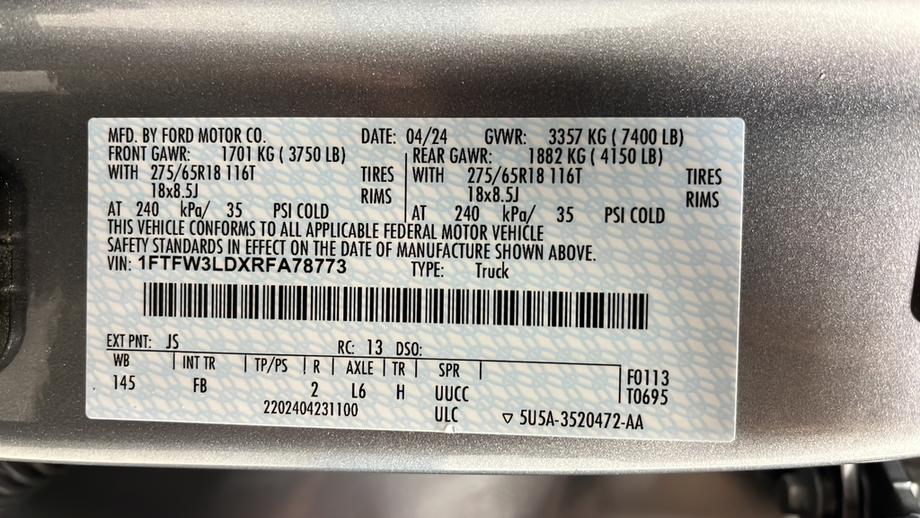 2024 Ford F-150 XLT Hybrid