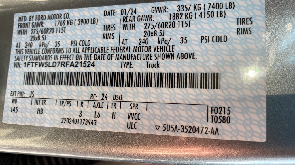 2024 Ford F-150 Lariat Hybrid