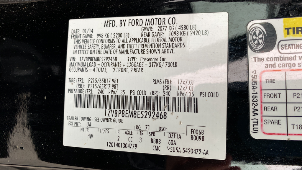 2014 Ford Mustang V6 Premium