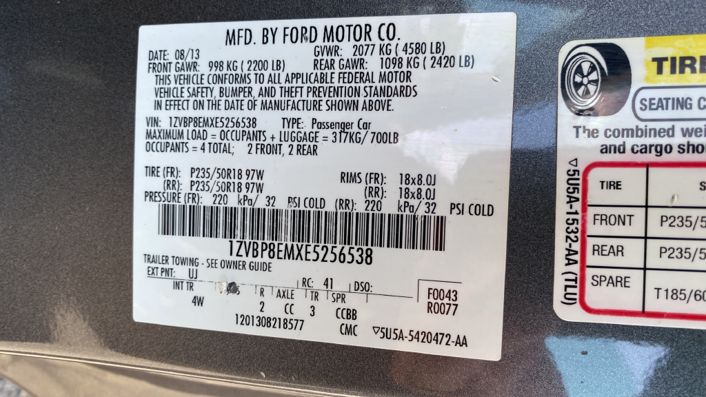 2014 Ford Mustang V6 Premium