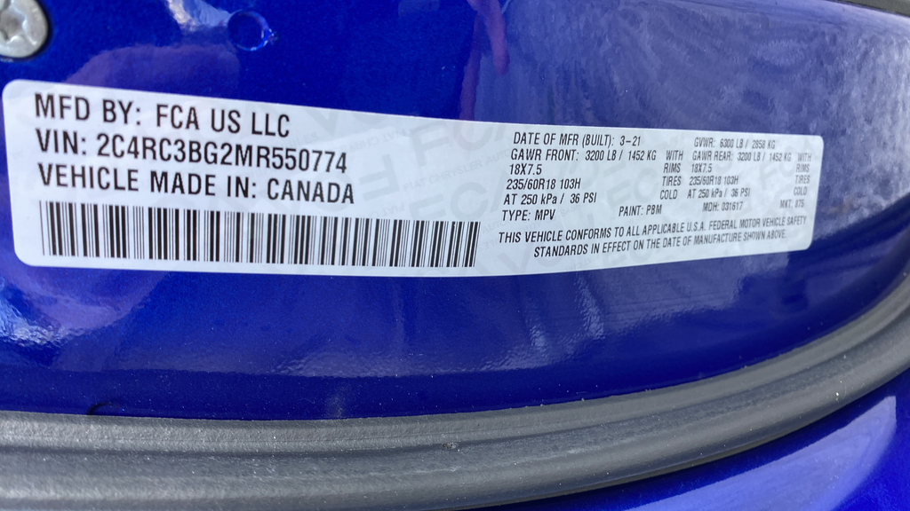 2021 Chrysler Pacifica Touring L