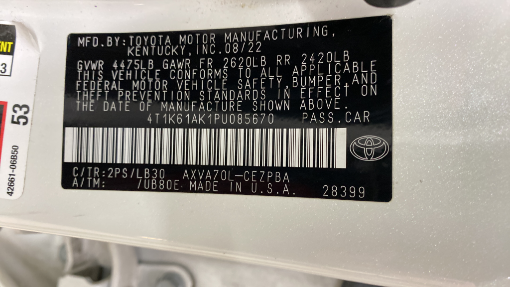 2023 Toyota Camry XSE