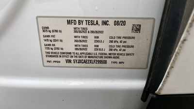 2020 Tesla Model X Long Range