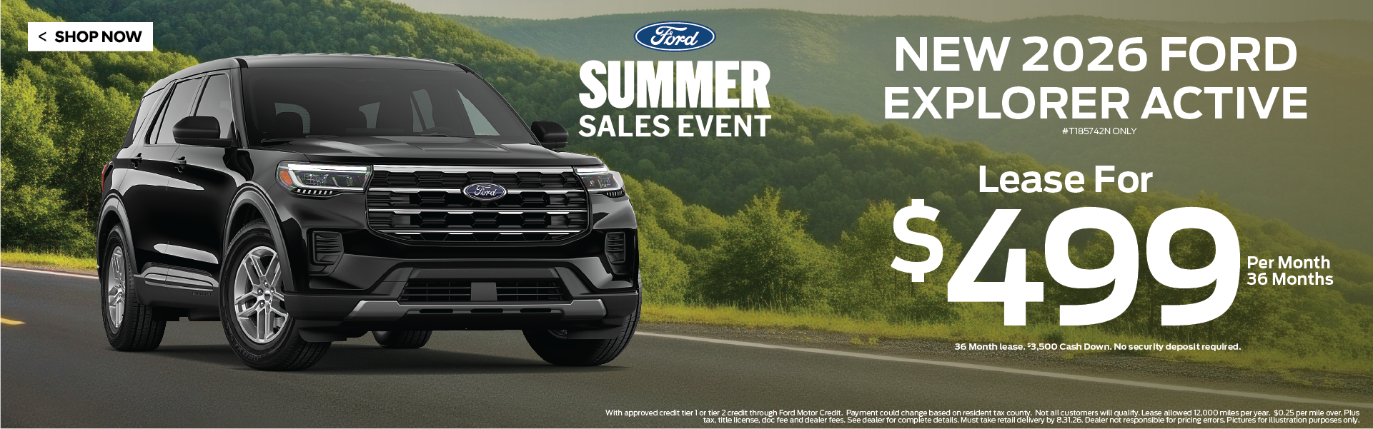 2026 Ford Explorer Active